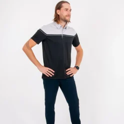 Cutter & Buck Pikétröjor Herr-Seabeck Svart Grå Svart/Grå (9993)