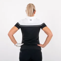 Cutter & Buck Pikétröjor Dam-Seabeck Svart Vit Svart/Vit (9900)