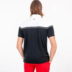 Cutter & Buck Pikétröjor Herr-Seabeck Svart Vit Svart/Vit (9900)