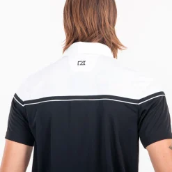 Cutter & Buck Pikétröjor Herr-Seabeck Svart Vit Svart/Vit (9900)