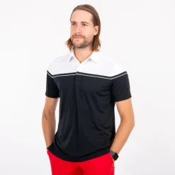 Cutter & Buck Pikétröjor Herr-Seabeck Svart Vit Svart/Vit (9900)