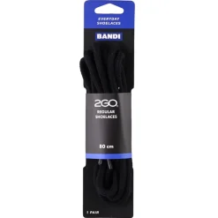 2GO Skotillbehör-Shoelaces 175 Black 80cm