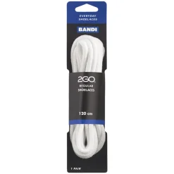 2GO Skotillbehör-Shoelaces 182 White 120cm