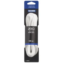2GO Skotillbehör-Shoelaces 177 White 100cm