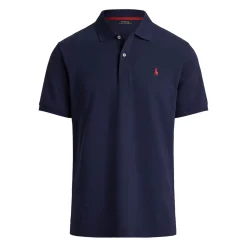 Ralph Lauren Pikétröjor Herr-Short Sleeve Polo Performance Stretch Mesh Refined Navy