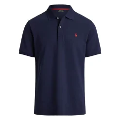 Ralph Lauren Pikétröjor Herr-Short Sleeve Polo Performance Stretch Mesh Refined Navy