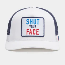 G/Fore Kepsar-Shut Your Face Trucker Vit Vit (Snow)
