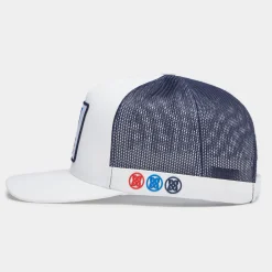 G/Fore Kepsar-Shut Your Face Trucker Vit Vit (Snow)