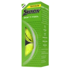 Srixon Spinn-/Kontrollbollar-Soft Feel Gul