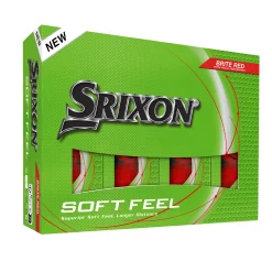Srixon Spinn-/Kontrollbollar-Soft Feel Röd