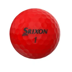Srixon Spinn-/Kontrollbollar-Soft Feel Röd
