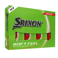 Srixon Spinn-/Kontrollbollar-Soft Feel Röd