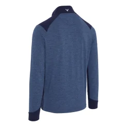 Callaway Tröjor Herr-Soft Touched Blocked 1/4 Zip Peacoat-Heather