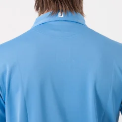 FootJoy Pikétröjor Herr-Solid Stretch Tour Blå Ljusblå