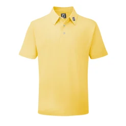 FootJoy Pikétröjor Herr-Solid Stretch Tour Gul