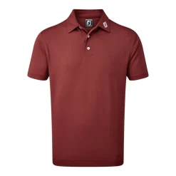 FootJoy Pikétröjor Herr-Solid Stretch Tour Röd Vinröd (Maroon)