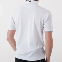 FootJoy Pikétröjor Herr-Solid Stretch Tour Vit