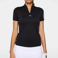 J.Lindeberg Pikétröjor Dam-Sophie Polo Svart Black