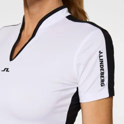 J.Lindeberg Pikétröjor Dam-Sophie Polo Vit White
