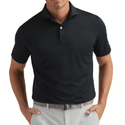Peter Millar Pikétröjor Herr-Soul Performance Mesh Polo Svart Black