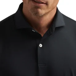 Peter Millar Pikétröjor Herr-Soul Performance Mesh Polo Svart Black