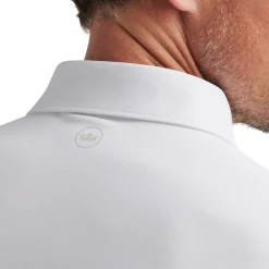 Peter Millar Pikétröjor Herr-Soul Performance Mesh Polo Vit White