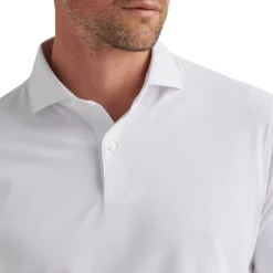 Peter Millar Pikétröjor Herr-Soul Performance Mesh Polo Vit White