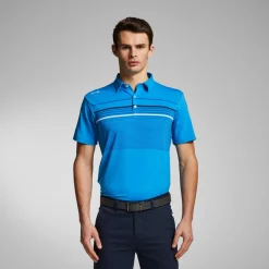 Ping Pikétröjor Herr-Spencer Blå Blå (Brilliant BBM)