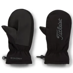 Titleist Vantar-Stadry Cart Mitts - Black/Charcoal Black-Charcoal