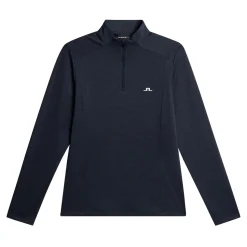 J.Lindeberg Tröjor Dam-Steffi Quarter Zip Mid Layer Navy-Melange