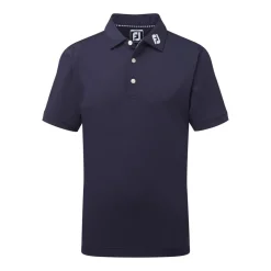 FootJoy Juniorkläder Kille-Stretch Pique JR Blå Navy
