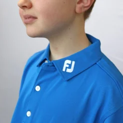 FootJoy Juniorkläder Kille-Stretch Pique JR Blå Blå (Cobolt)