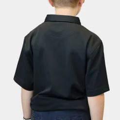 FootJoy Juniorkläder Kille-Stretch Pique JR Svart