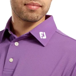 FootJoy Pikétröjor Herr-Stretch Pique Solid Purple