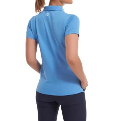 FootJoy Pikétröjor Dam-Stretch Pique Solid Light-Blue