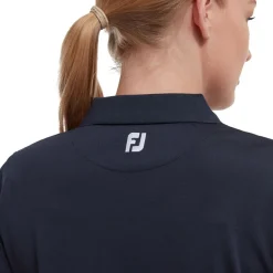 FootJoy Pikétröjor Dam-Stretch Pique Solid Blå Navy