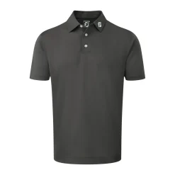 FootJoy Pikétröjor Herr-Stretch Pique Solid Grå Charcoal