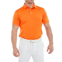 FootJoy Pikétröjor Herr-Stretch Pique Solid Orange