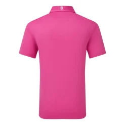 FootJoy Pikétröjor Herr-Stretch Pique Solid Rosa Hot Pink