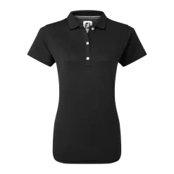 FootJoy Pikétröjor Dam-Stretch Pique Solid Svart