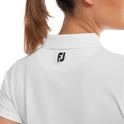 FootJoy Pikétröjor Dam-Stretch Pique Solid Vit