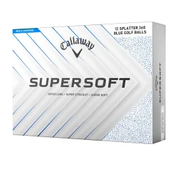 Callaway Distansbollar-Supersoft 25 Vit Splatter-blue