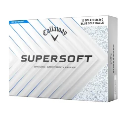 Callaway Distansbollar-Supersoft 25 Vit Splatter-blue