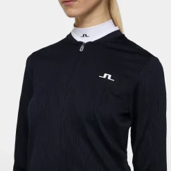 J.Lindeberg Tröjor Dam-Susanna Mid Layer Blå JL Navy