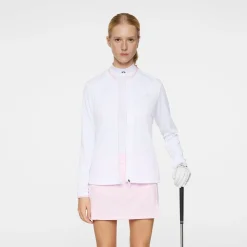 J.Lindeberg Tröjor Dam-Susanna Mid Layer Vit White