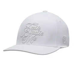 G/Fore Kepsar-Talk Birdie To Me Stretch Twill Vit Vit (Snow)