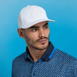 G/Fore Kepsar-Talk Birdie To Me Stretch Twill Vit Vit (Snow)