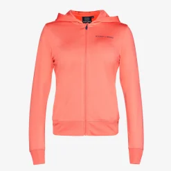 Bogeys & Birdies Tröjor Dam-Tech Hood FZ Röd Coral