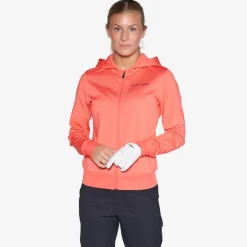 Bogeys & Birdies Tröjor Dam-Tech Hood FZ Röd Coral