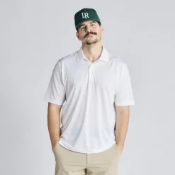 Local Rule Pikétröjor Herr-Tech Polo Optic White